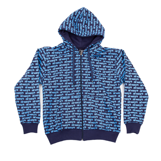 Always Do What You Should Do Mac Zip Up Hoodie - Navy