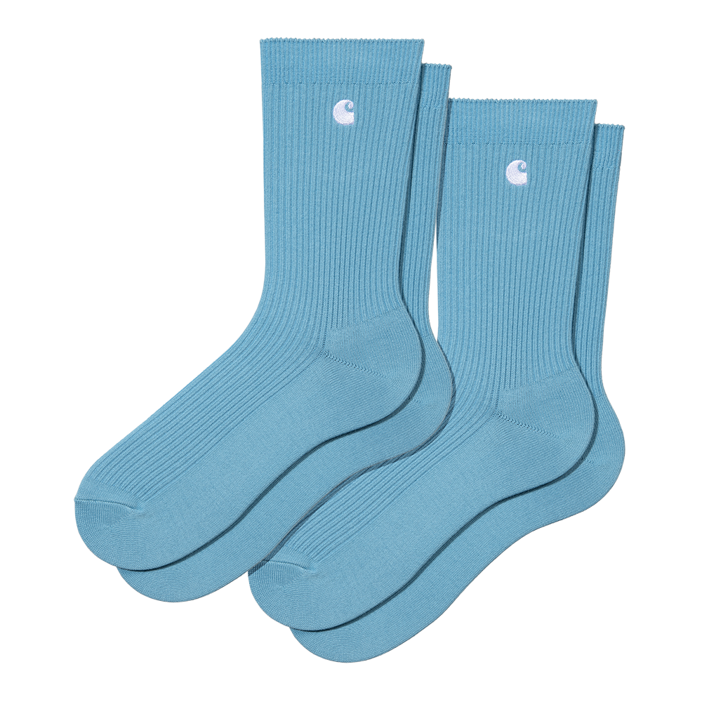 Carhartt WIP Madison Pack Socks - Piscine White