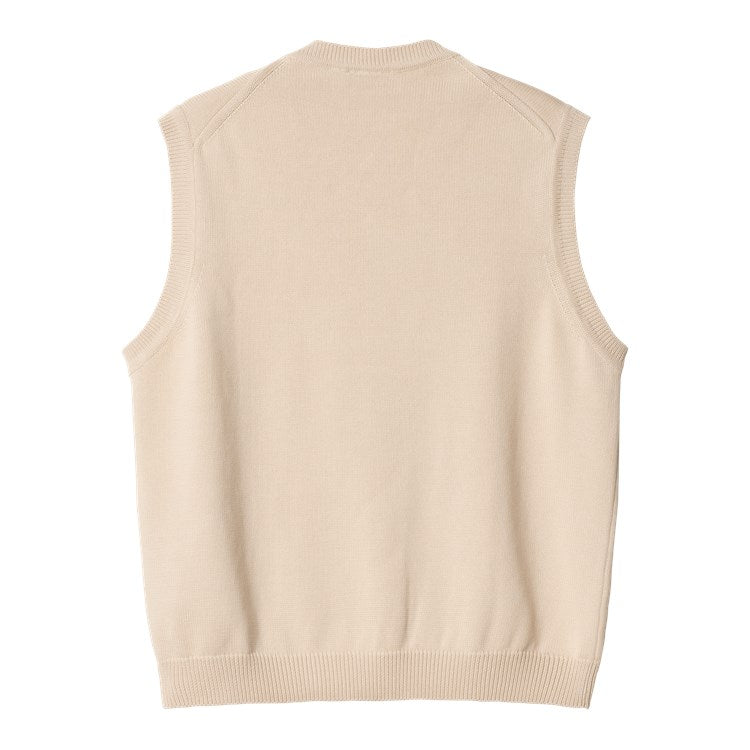 Carhartt WIP Madison Vest Sweater - Fleur De Sel Black