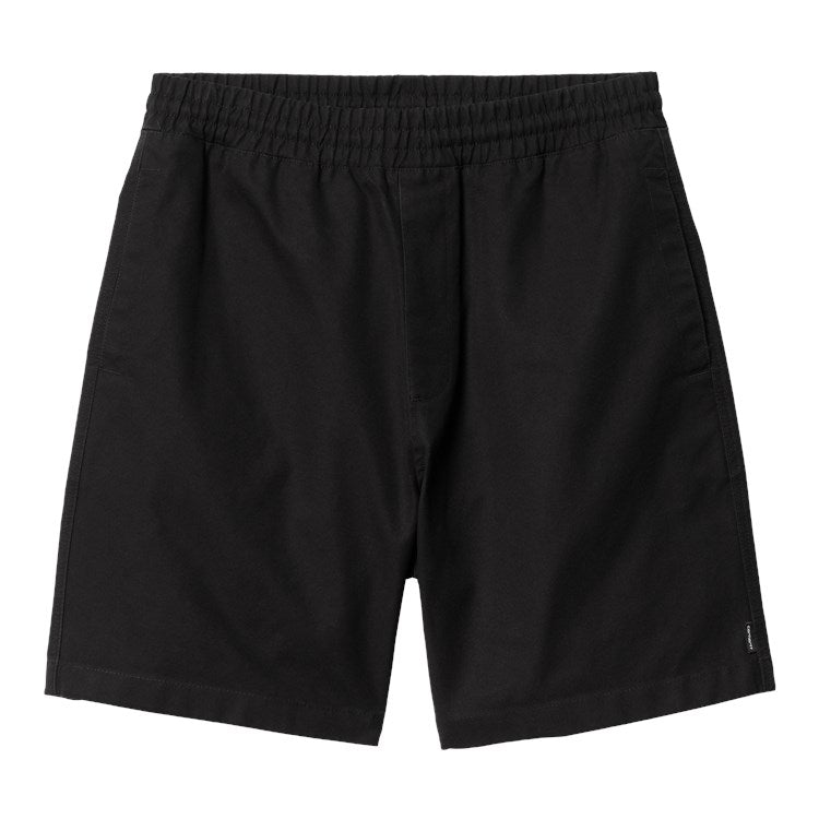 Carhartt WIP Madock Short - Black Stonewashed