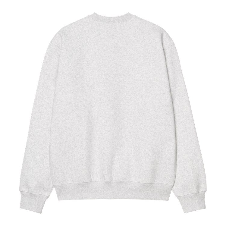 Carhartt WIP Masterpiece Sweat - Ash Heather Wolfsbane