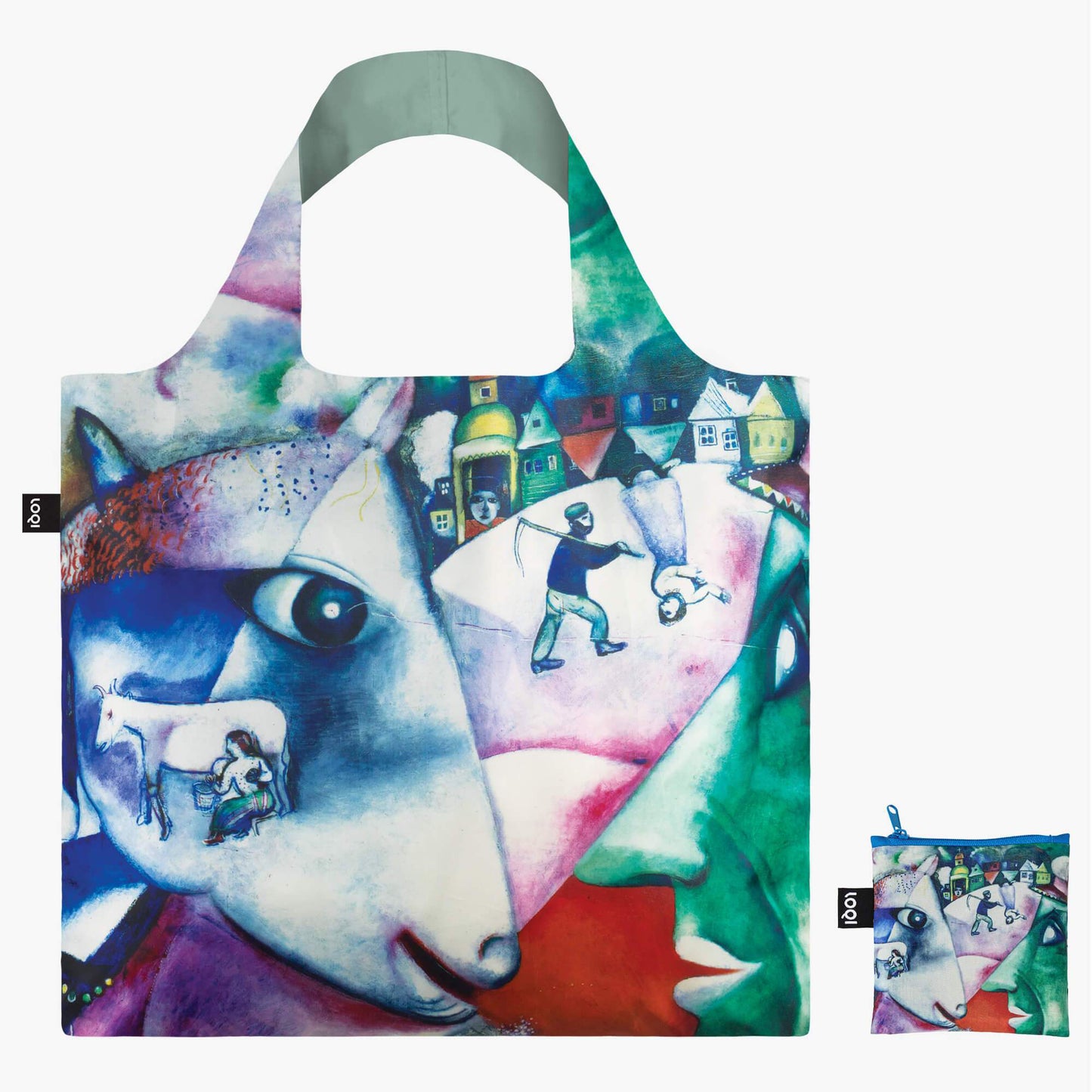 LOQI Chagall I And The Village Bag - Multi
