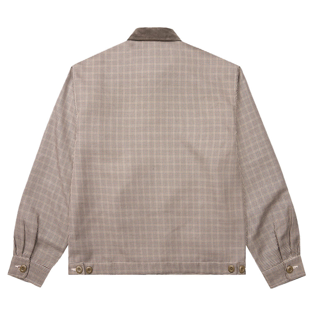 General Admission Plaid Jacket - Beige