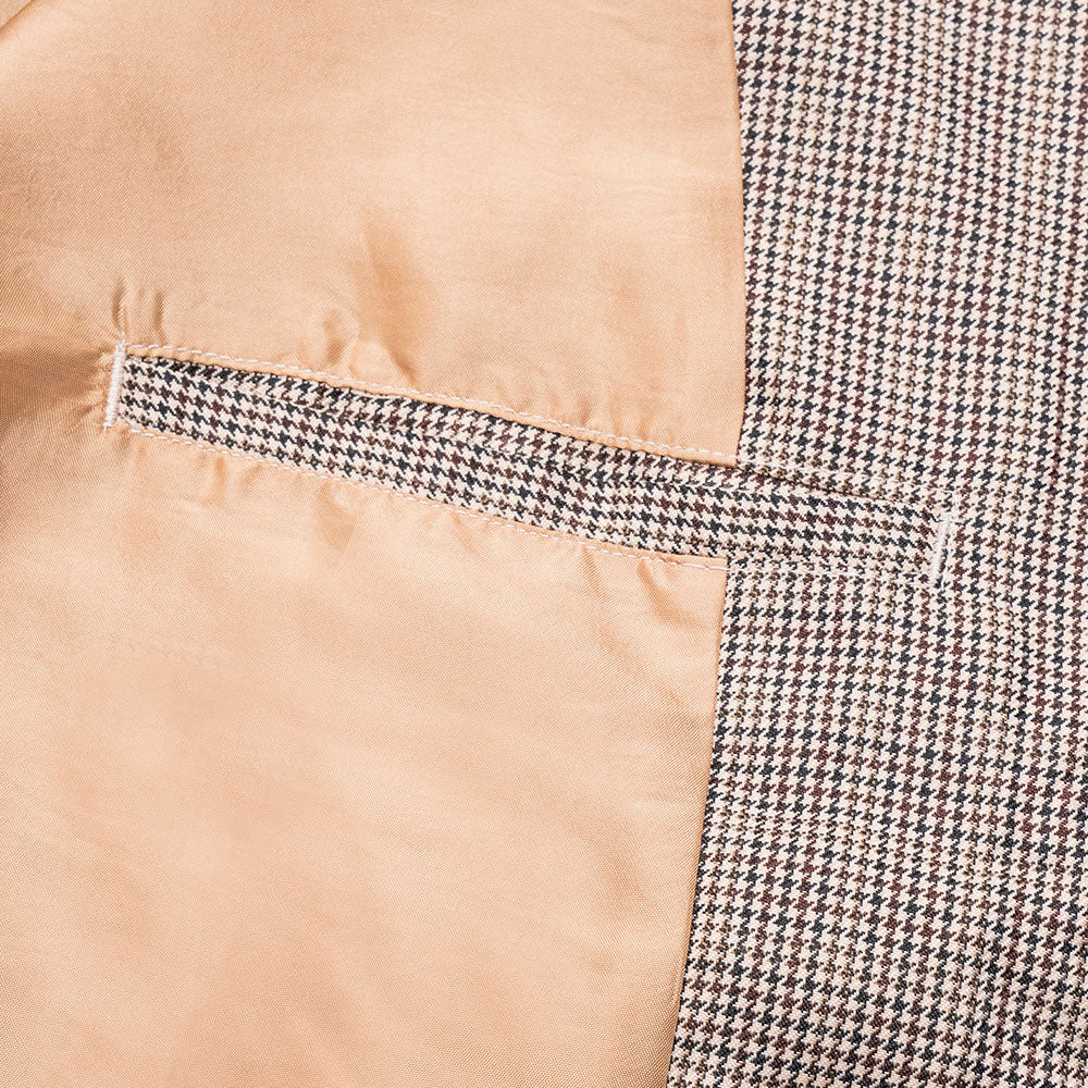 General Admission Plaid Jacket - Beige