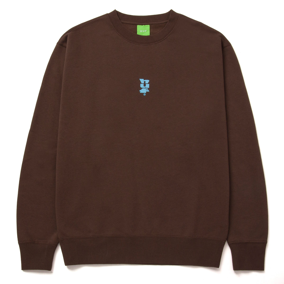 HUF Megablast Crewneck Sweatshirt - Chocolate
