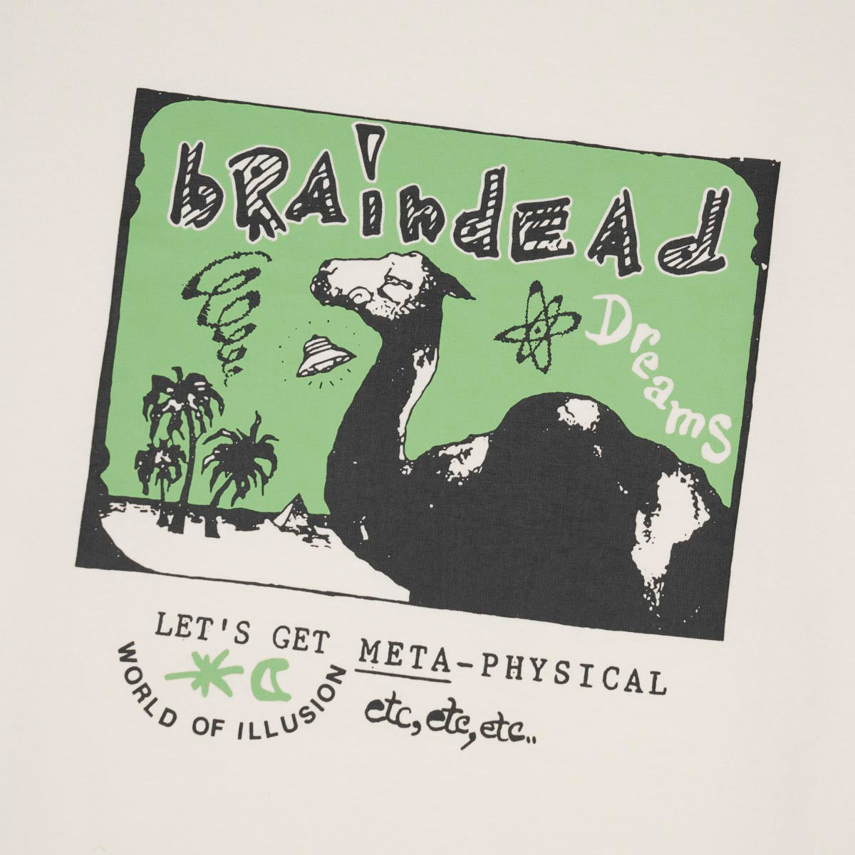 Brain Dead Meta-Physical Tee - Natural