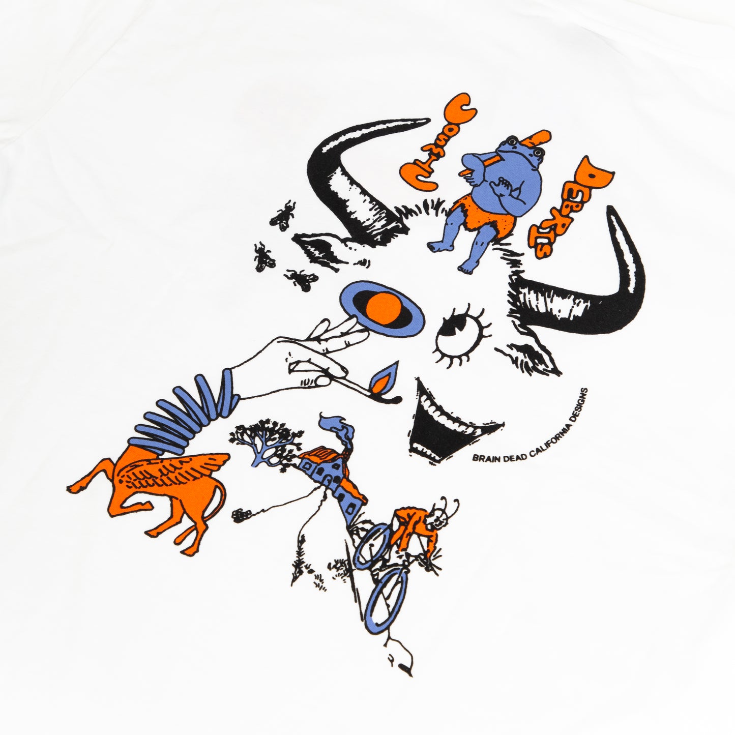 Cosmic Debris LS T-Shirt - White