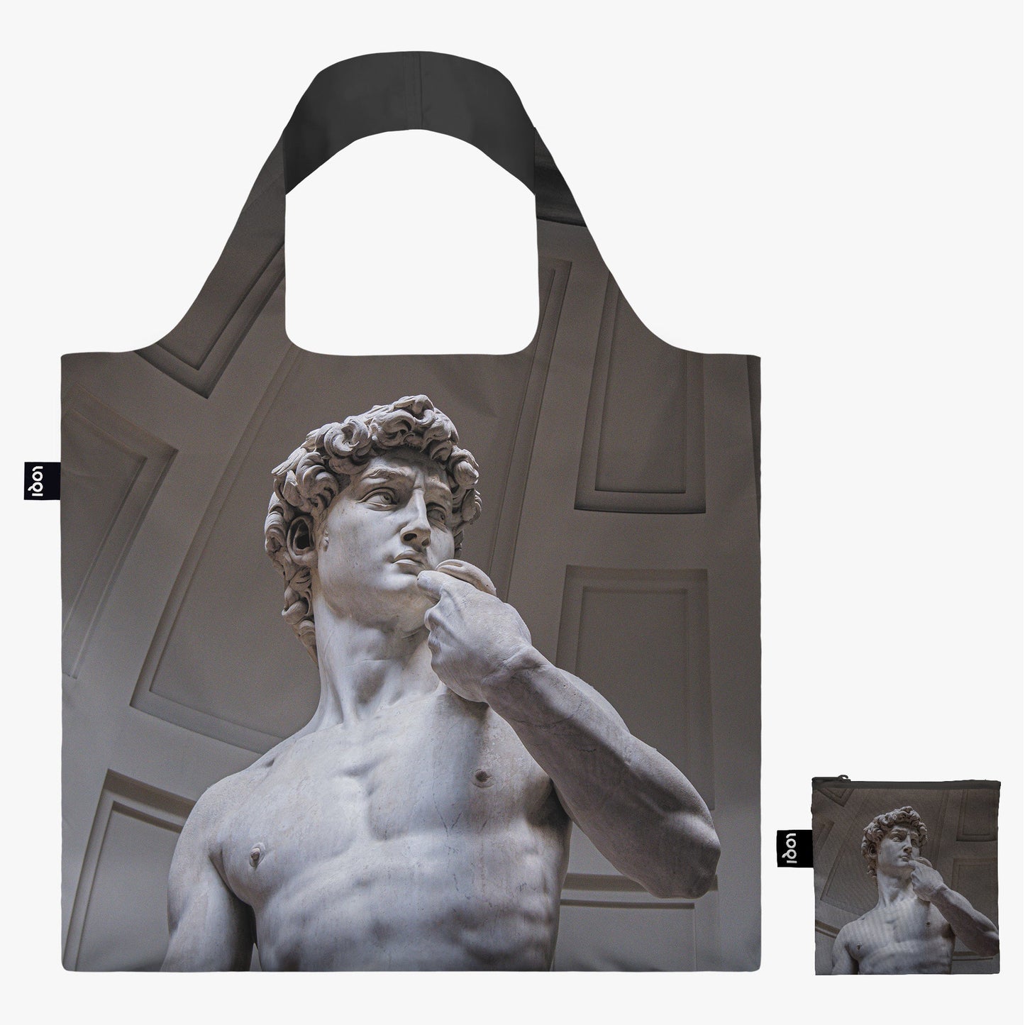 LOQI Michelangelo David Recycled Bag - Multi