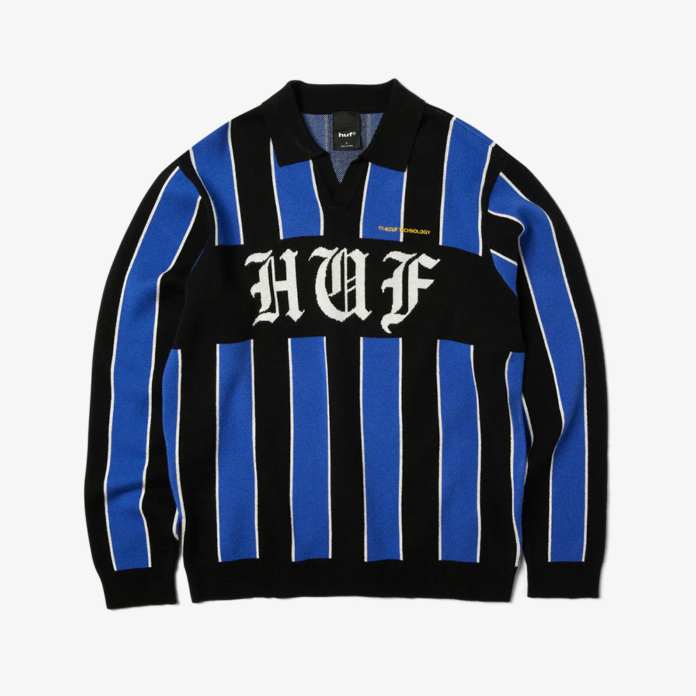 HUF Midfield Jersey Sweater - Electric Blue