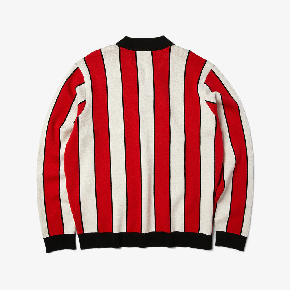 HUF Midfield Jersey Sweater - Red