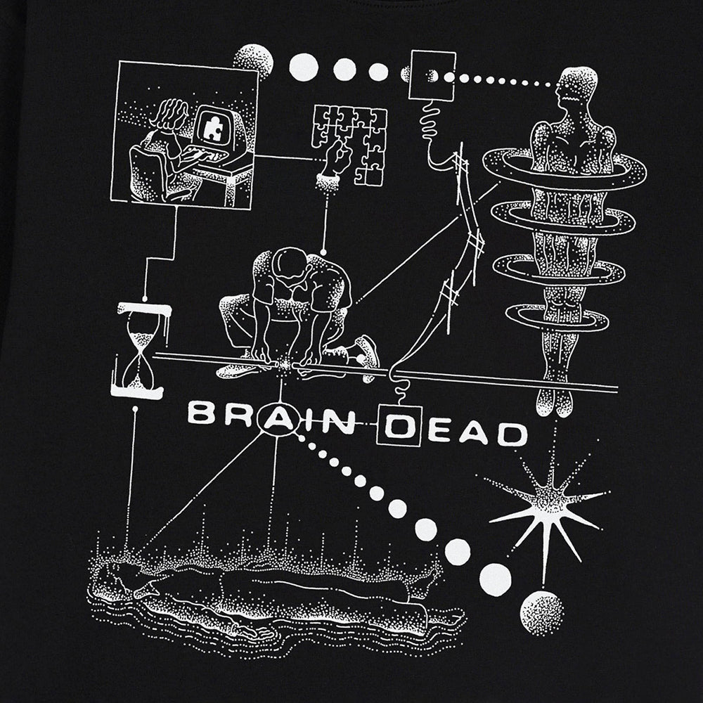 Brain Dead Mind Puzzle T-Shirt - Black