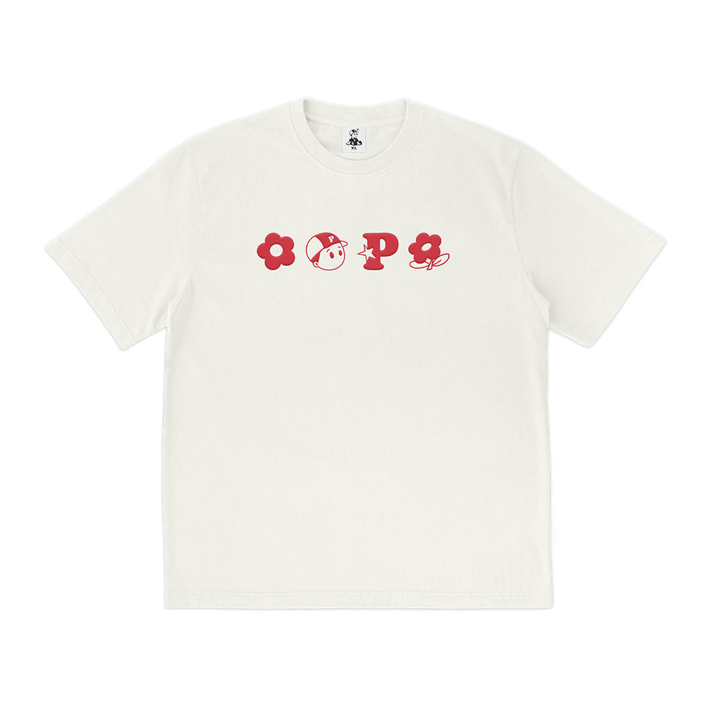 PAWA Monogram T-Shirt - Cream