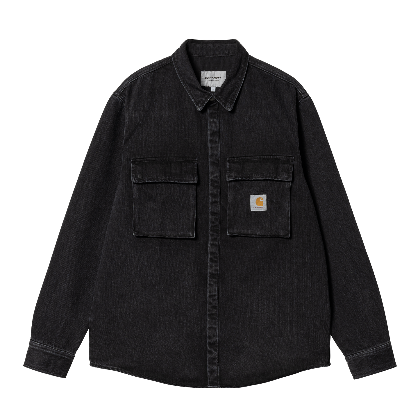Carhartt WIP Monterey Shirt Jacket - Black Stonewashed