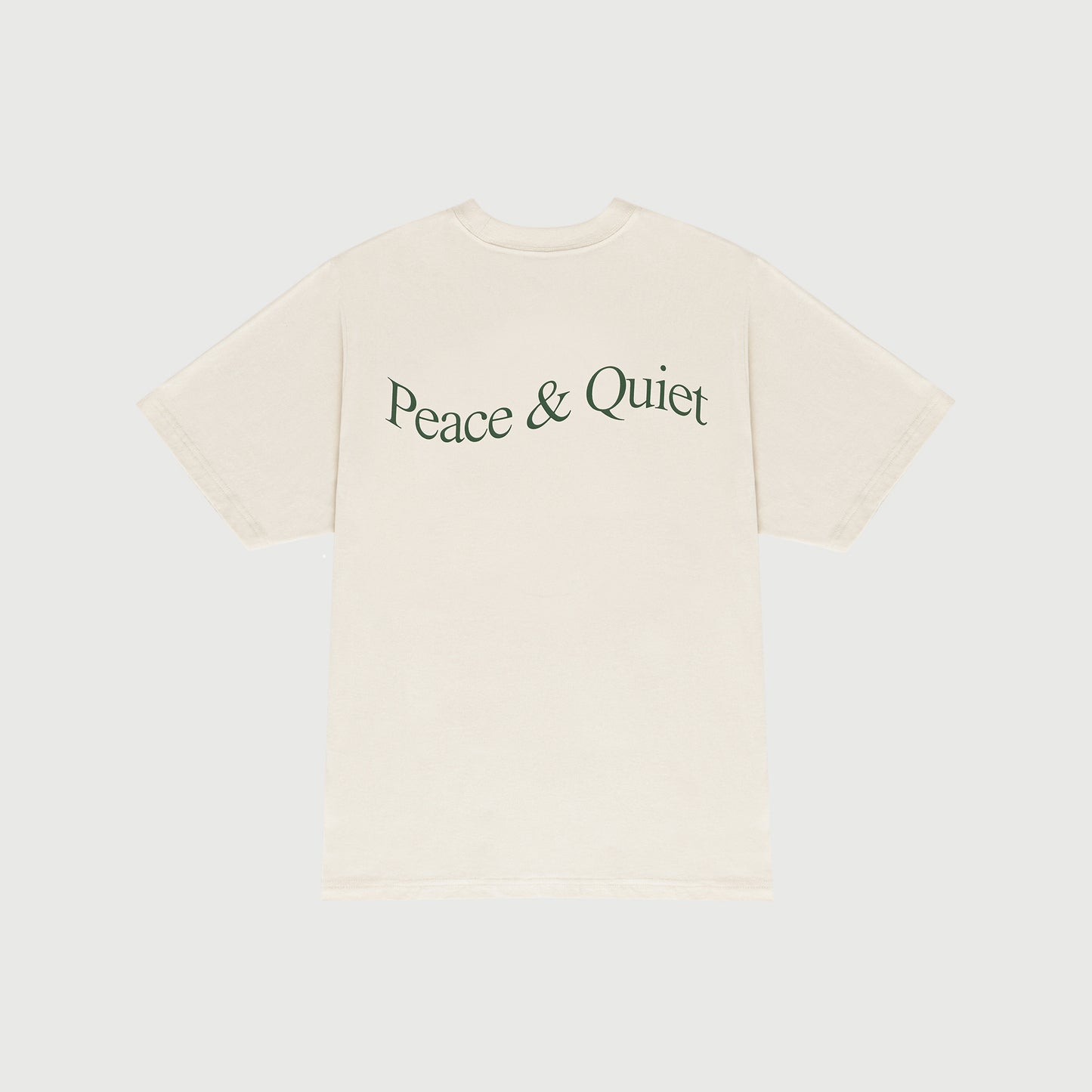 Museum of Peace & Quiet Wordmark Tee - Bone