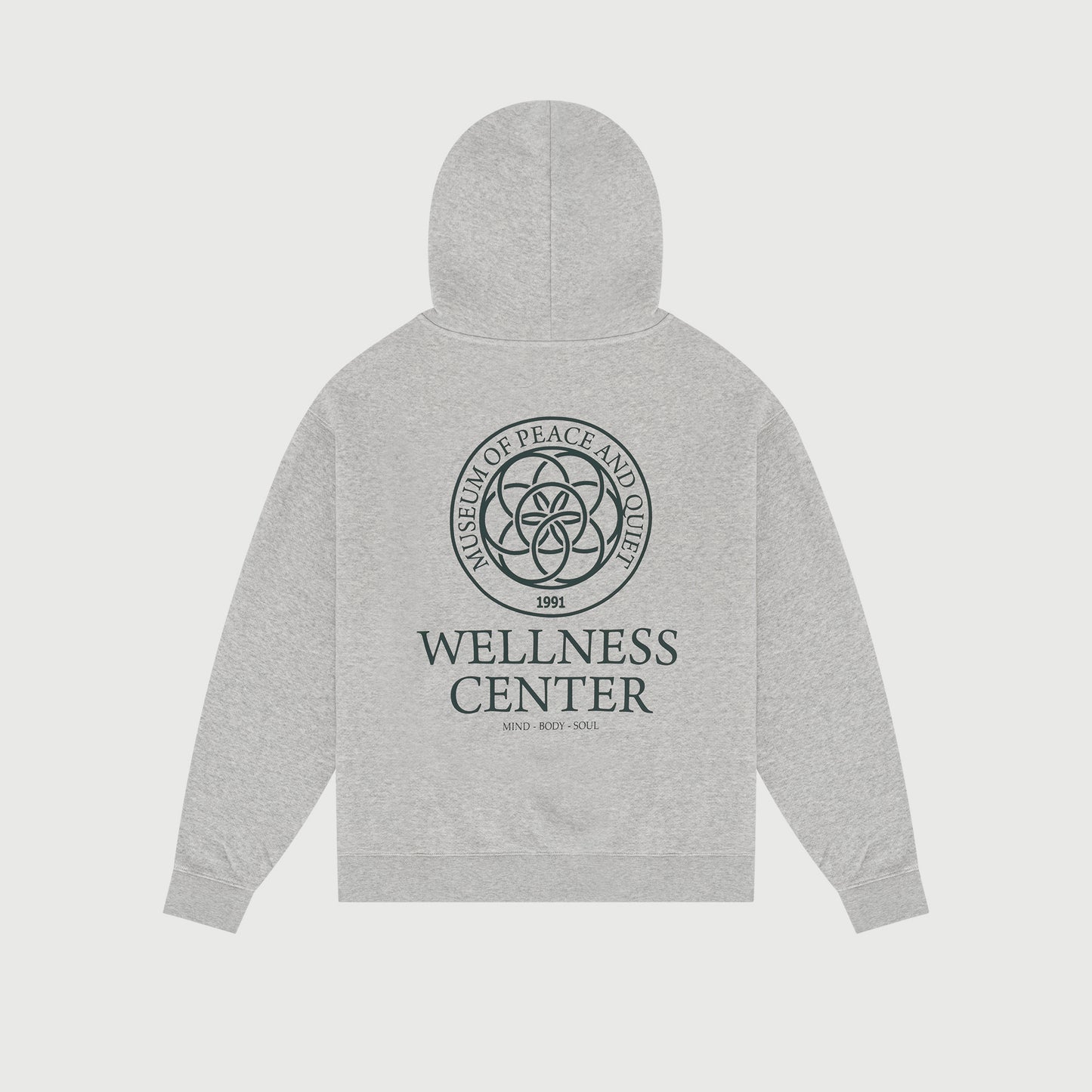 Museum of Peace & Quiet Wellness Centre Hoodie - Heather Grey