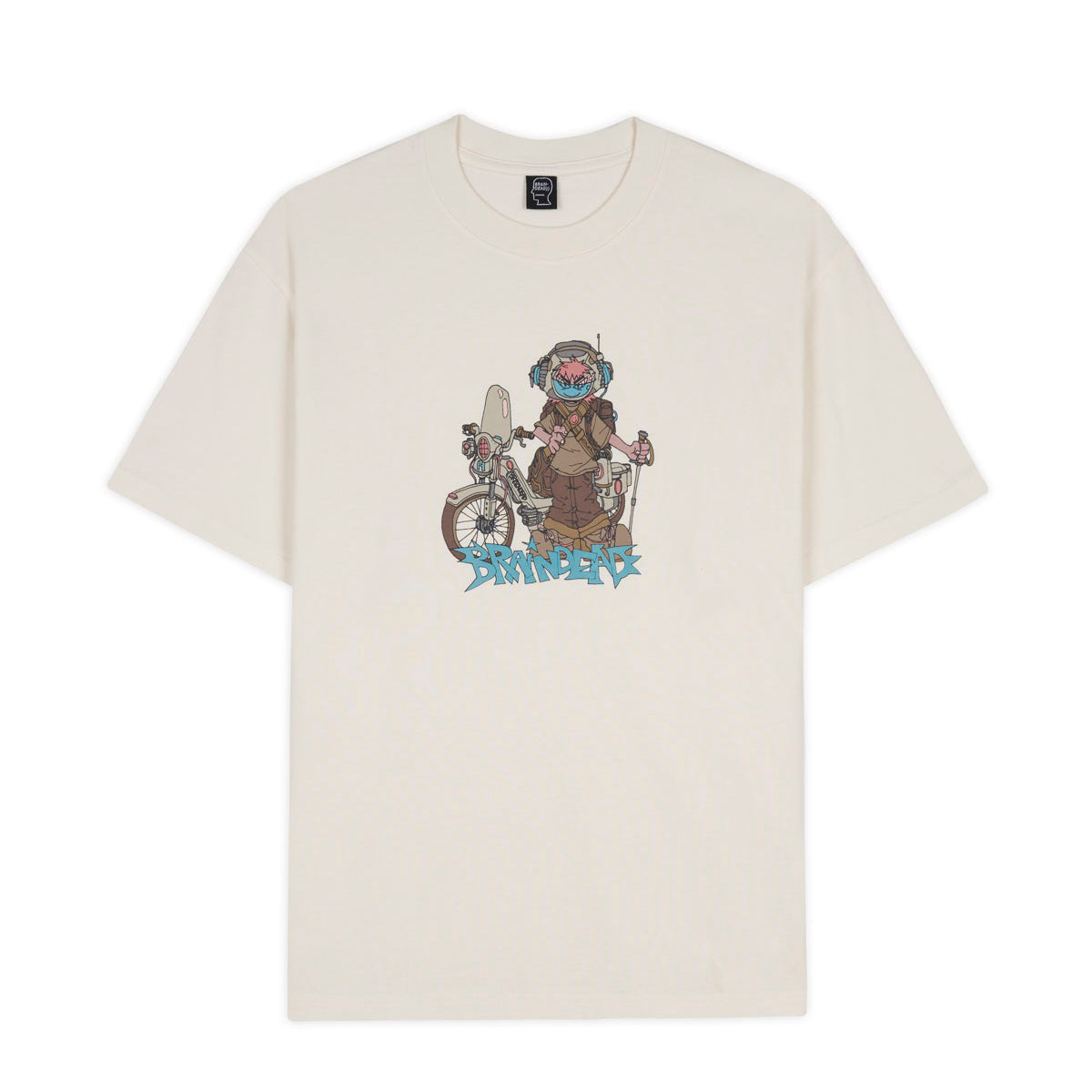 Brain Dead Moto Hiker Tee - Natural