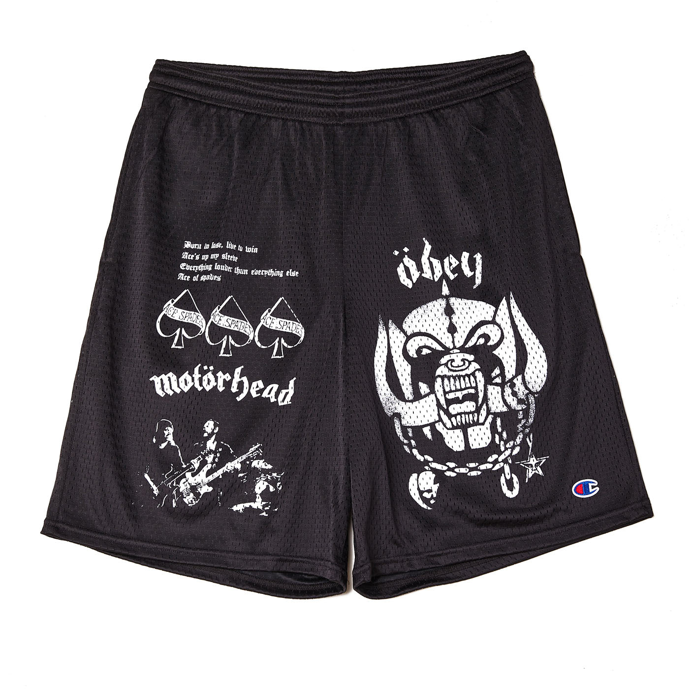 OBEY x Motörhead Test Print Shorts - Black