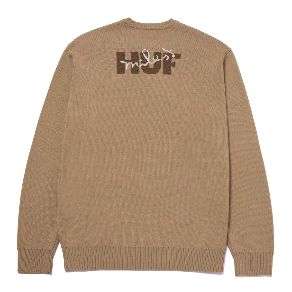HUF Mr Freedom X Jacquard Sweater  - Brown