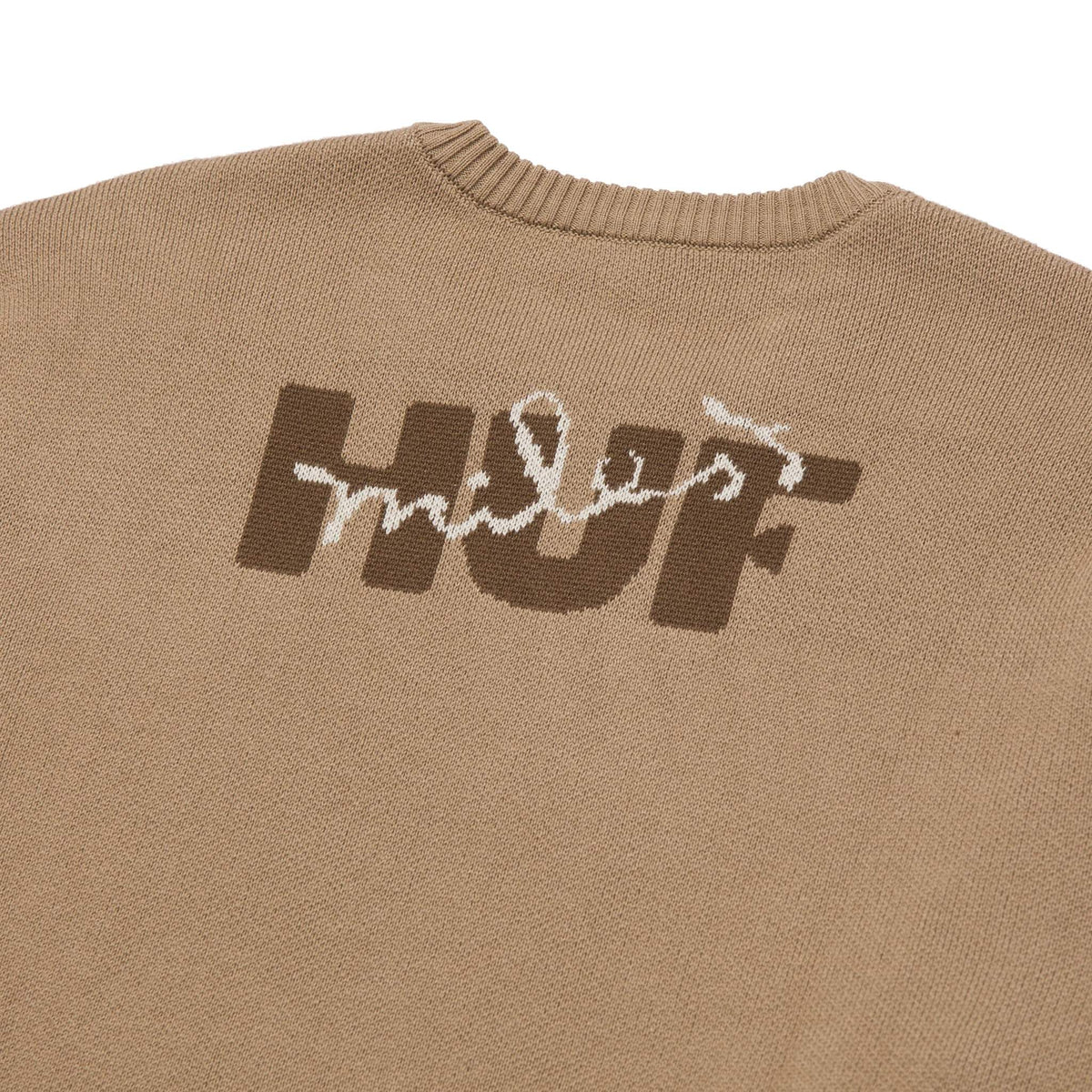 HUF Mr Freedom X Jacquard Sweater  - Brown
