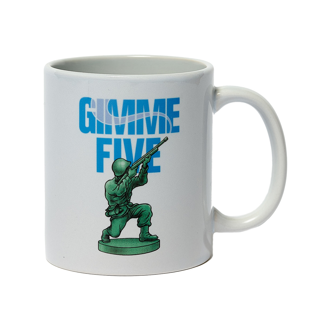 Gimme Five Soldier Mug - White Soldier