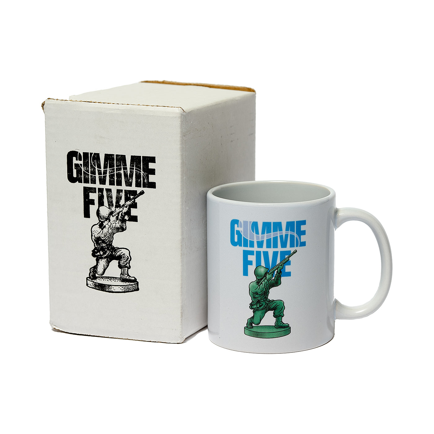 Gimme Five Soldier Mug - White Soldier