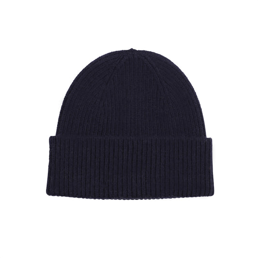Colorful Standard Merino Wool Beanie - Navy Blue