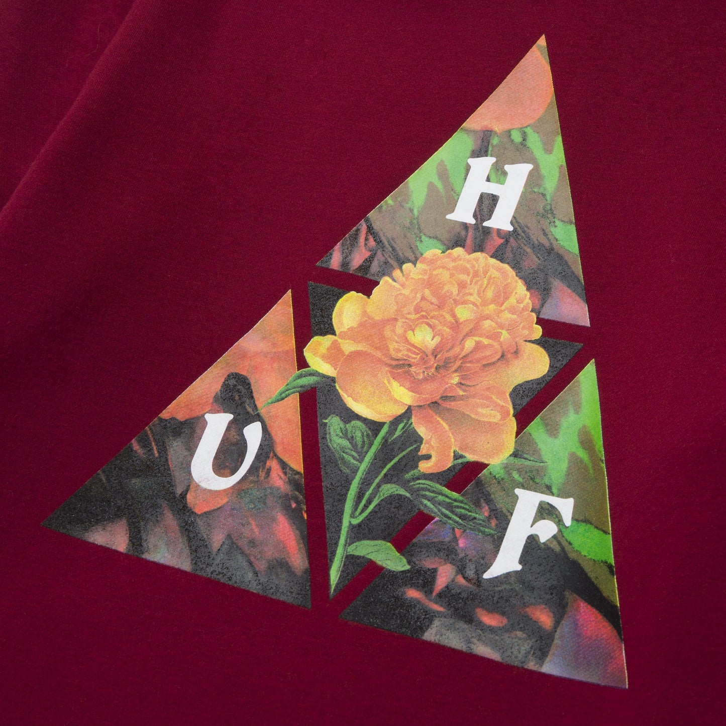 HUF New Dawn Triple Triangle Hoodie - Bloodstone