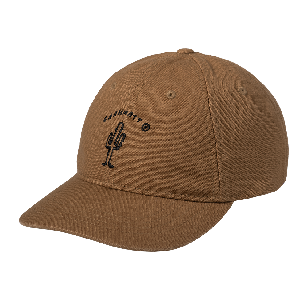 Carhartt WIP New Frontier Cap - Hamilton Brown Black