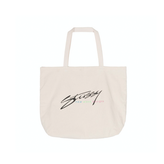 Stüssy New Wave Designs Tote Bag - Natural