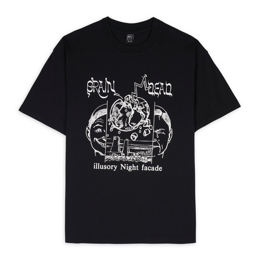 Brain Dead Night Facade T-Shirt - Black