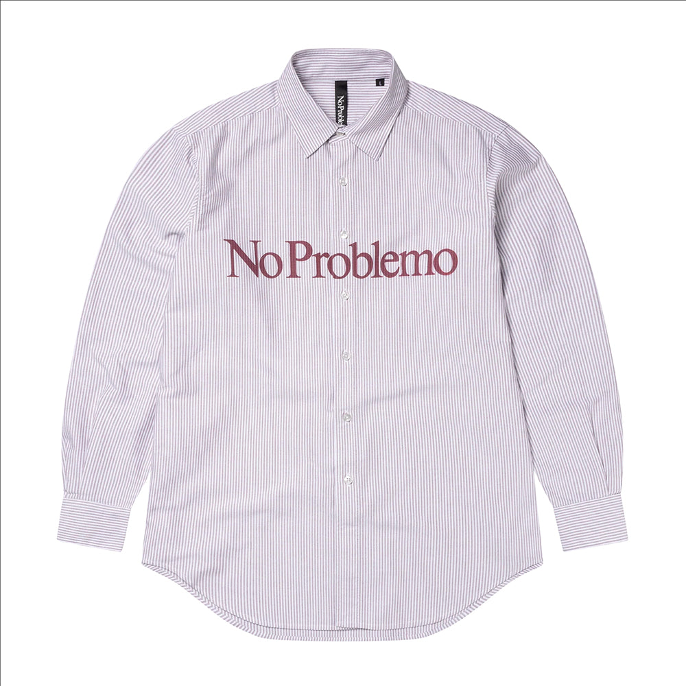 No Problemo Oxford LS Shirt - Red