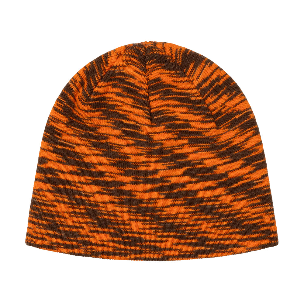 No Problemo Glitch Skull Hat - Orange