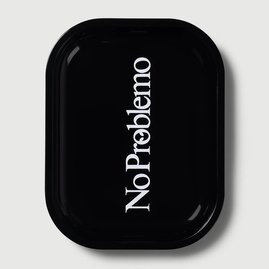 No Problemo Metal Tray - Black