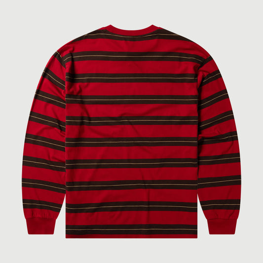 No Problemo Np Striped LS - Red
