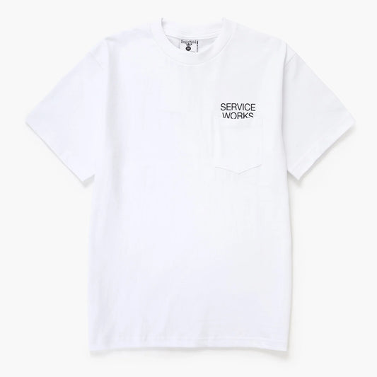 Service Works Nouirish Pocket Tee - White
