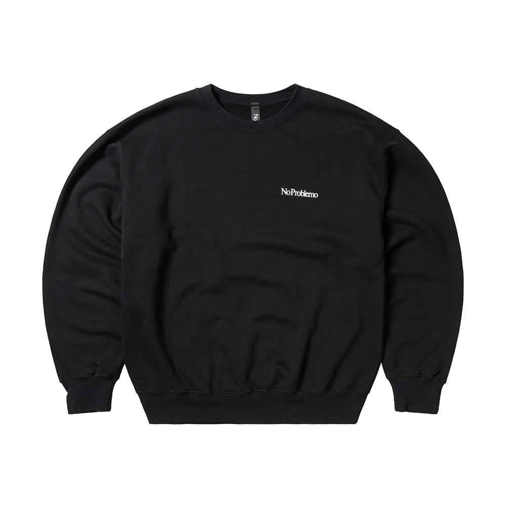No Problemo Mini Problemo Crew Sweat - Black
