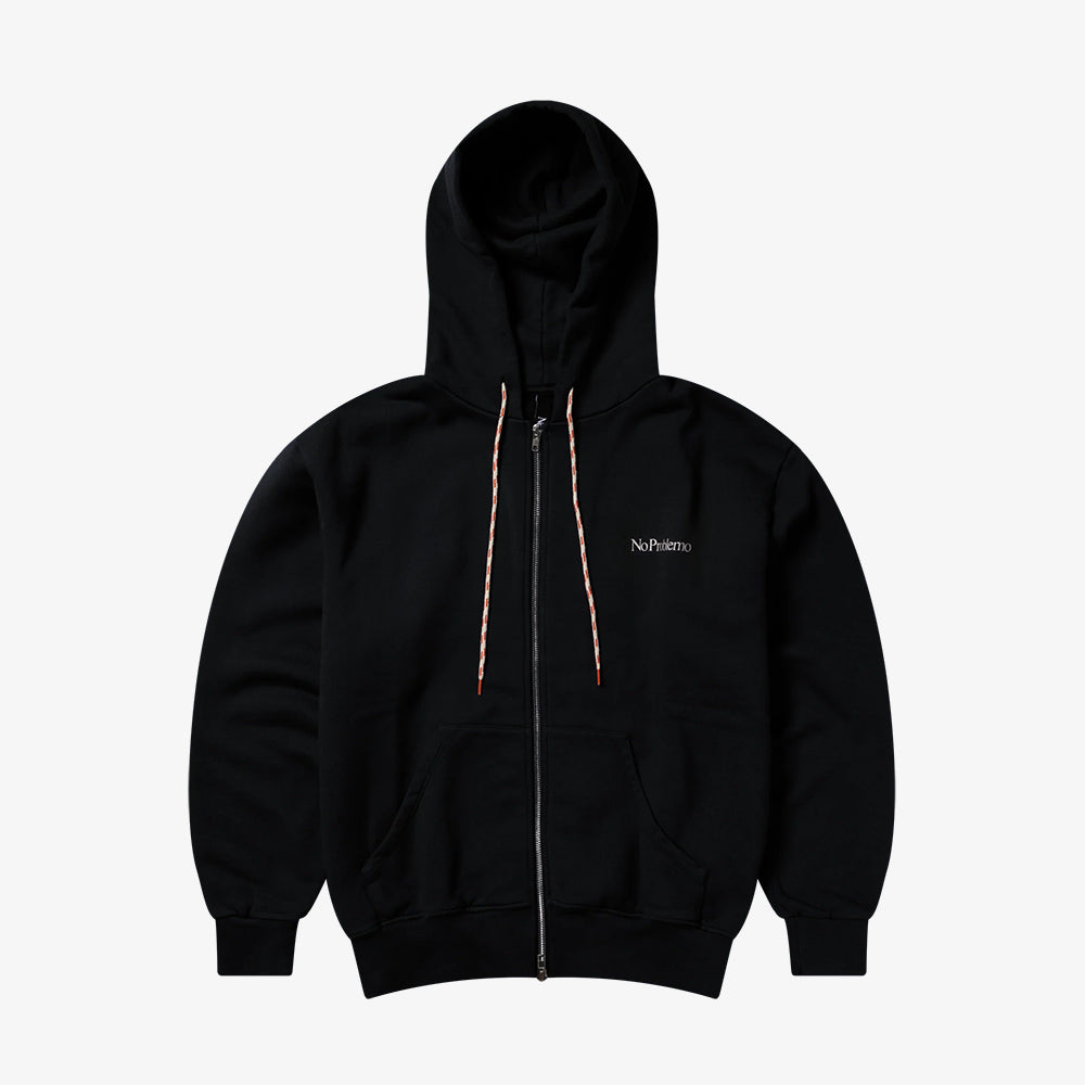 No Problemo Mini Problemo Zip Hoodie - Black