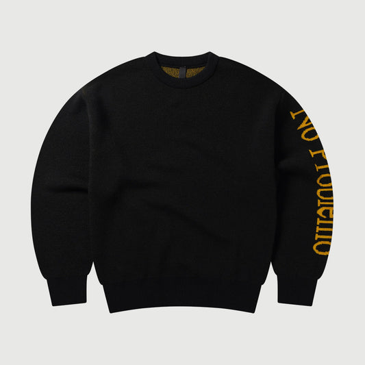 No Problemo Knitted Jumper - Black