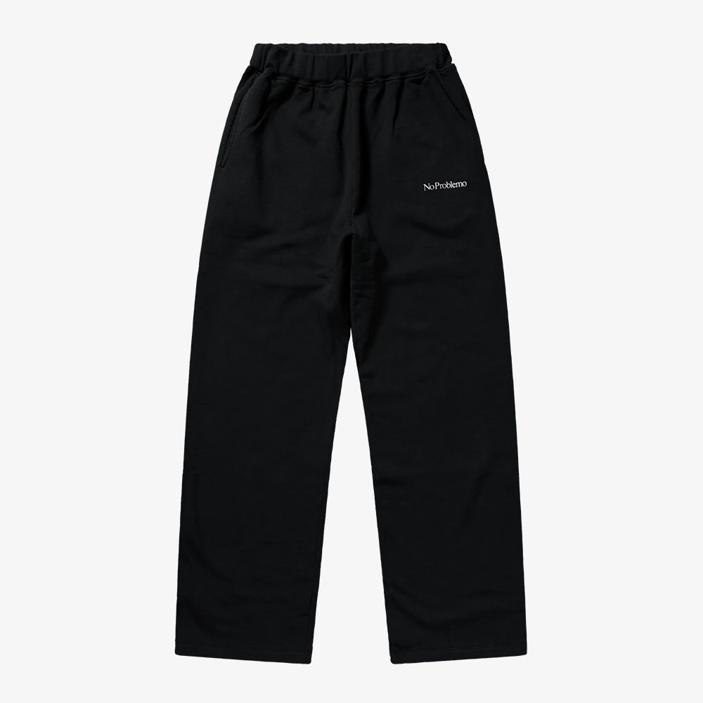 No Problemo Mini Problemo Straight Sweatpant - Black