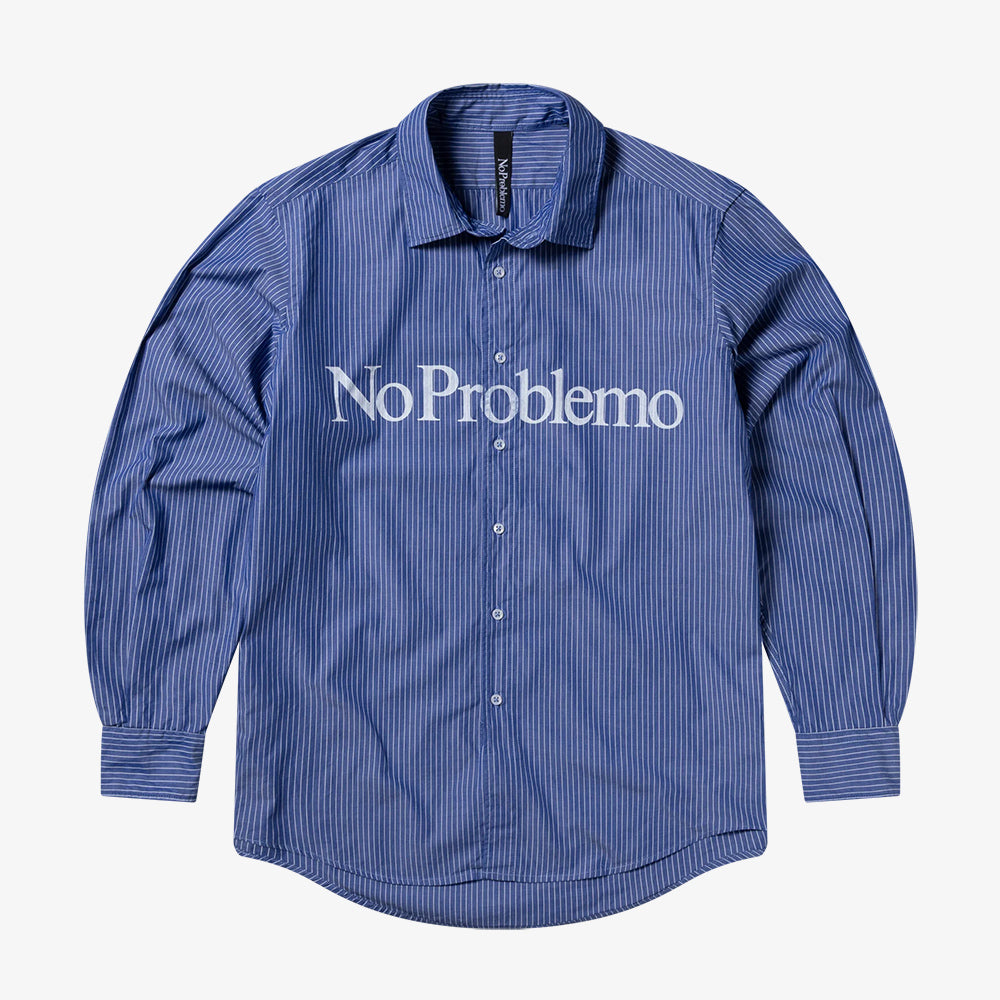 No Problemo No Problemo LS Poplin Shirt - Navy