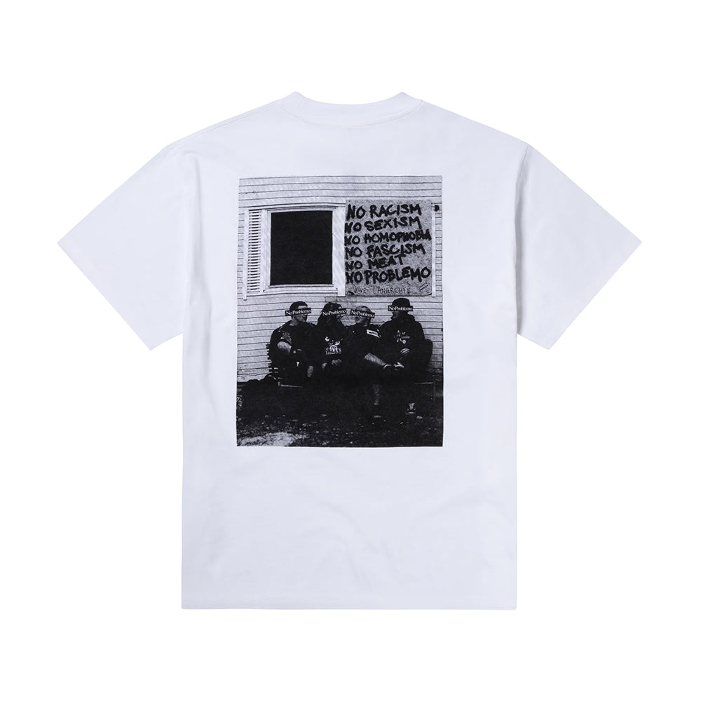 No Problemo No War SS Tee - White