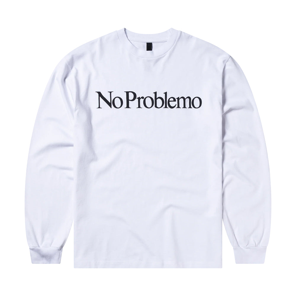 No Problemo LS Tee - White