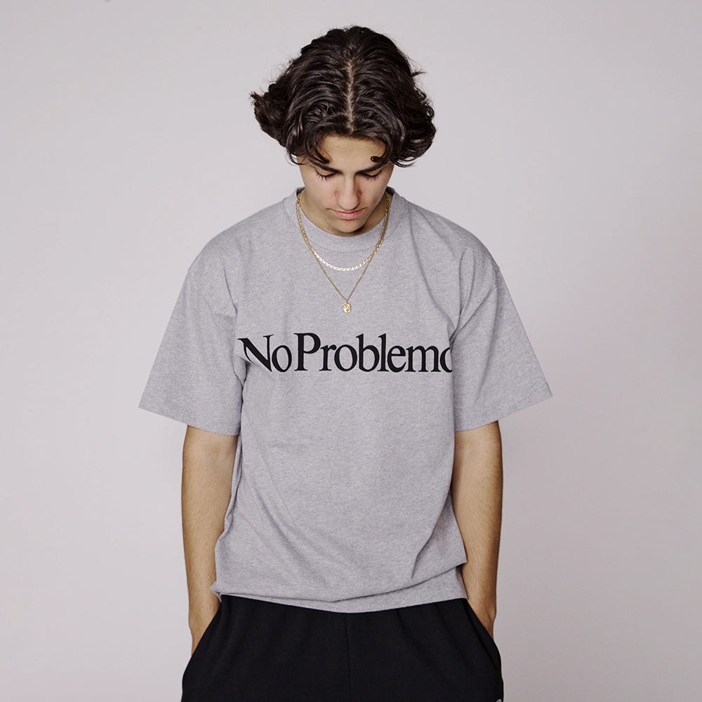No Problemo SS Tee - Grey Marl