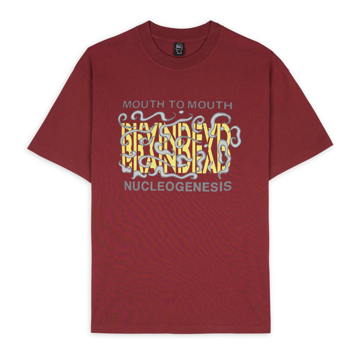 Brain Dead Nucleogenesis T-Shirt - Maroon