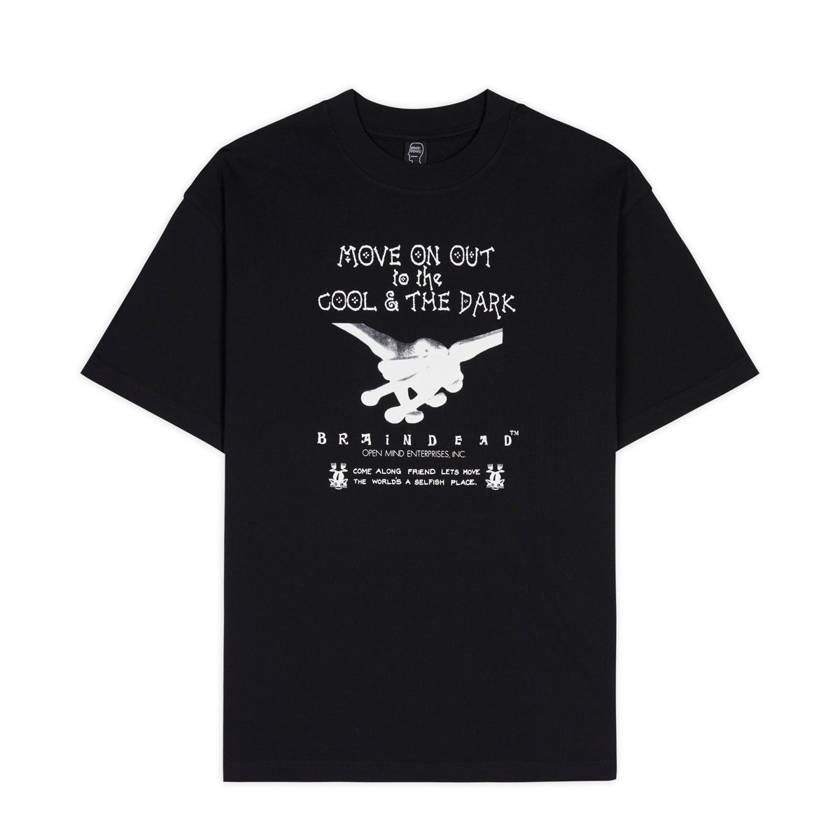 Brain Dead Open Mind Tee - Black