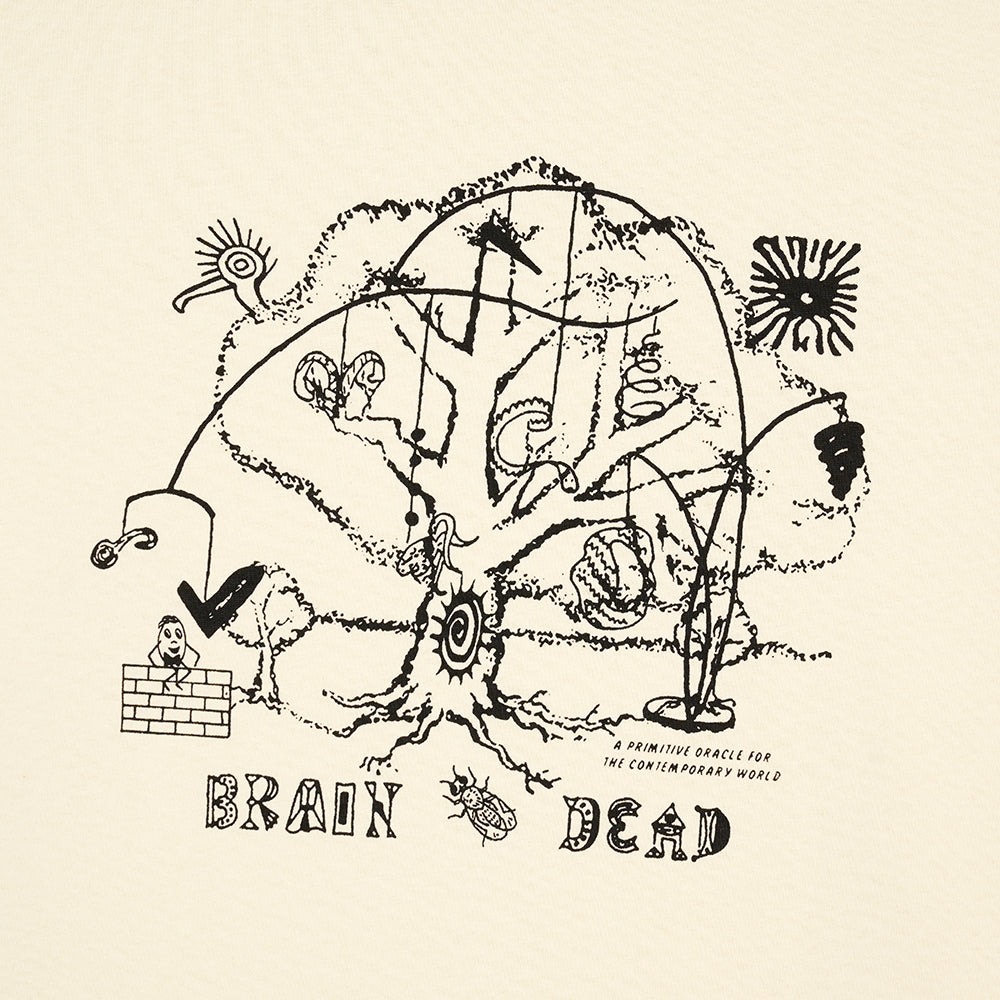 Brain Dead Oracle T-Shirt - Natural