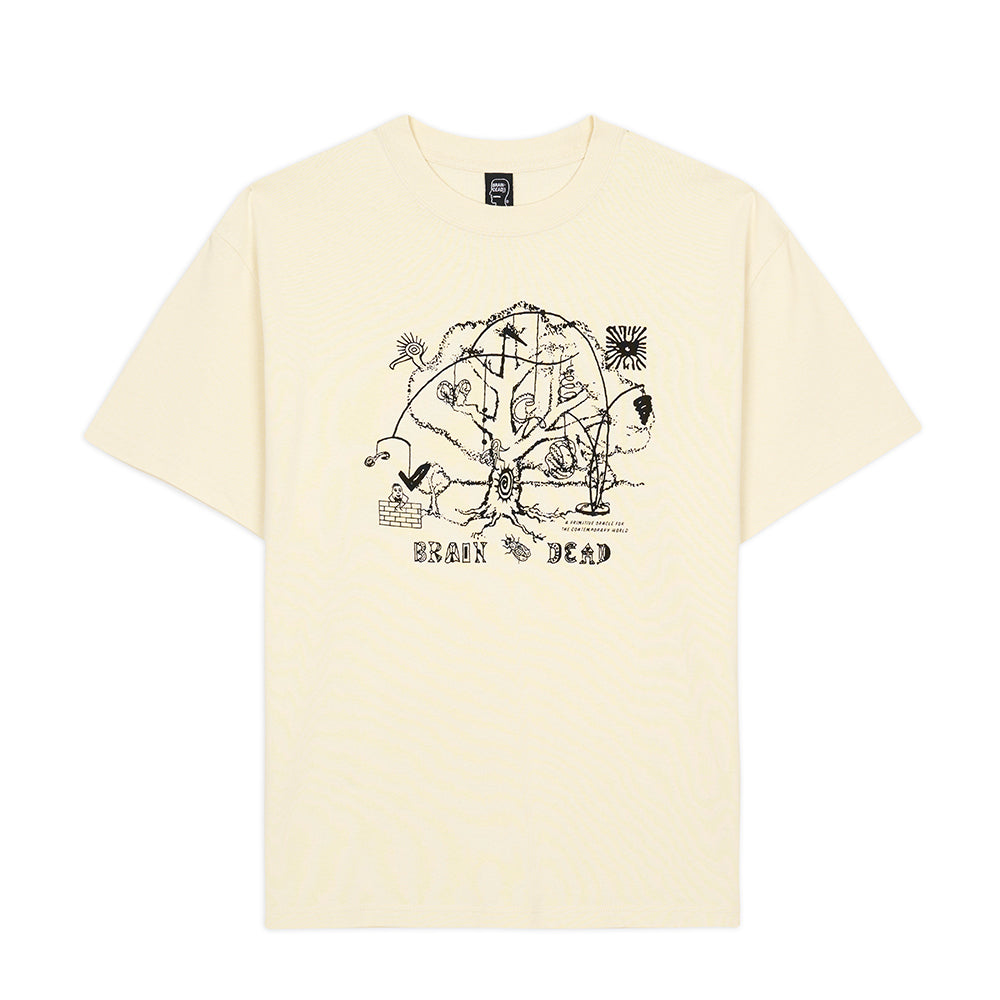 Brain Dead Oracle T-Shirt - Natural