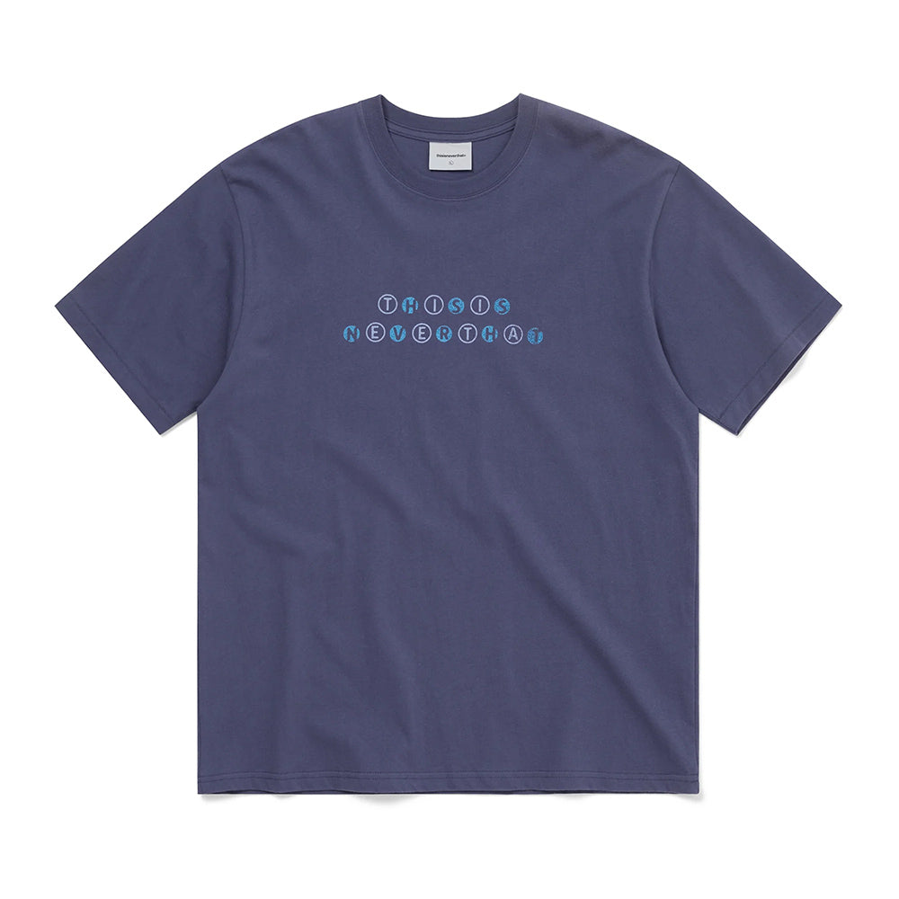 thisisneverthat Orb Type Tee - Violet Blue