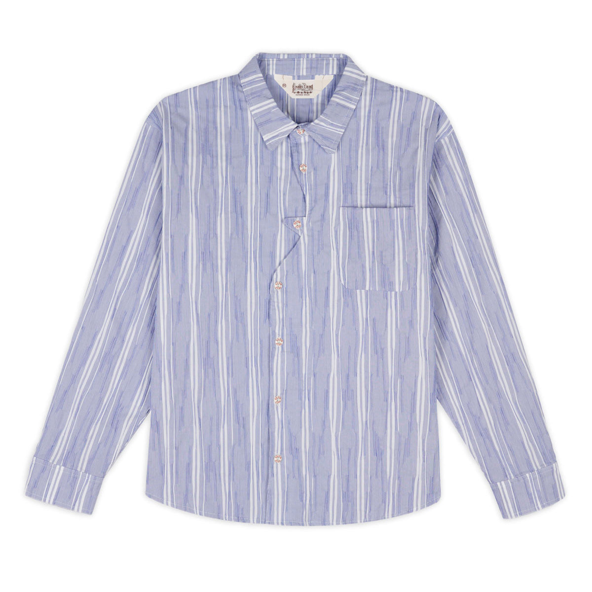 Brain Dead Organic Placket Shirt - Blue