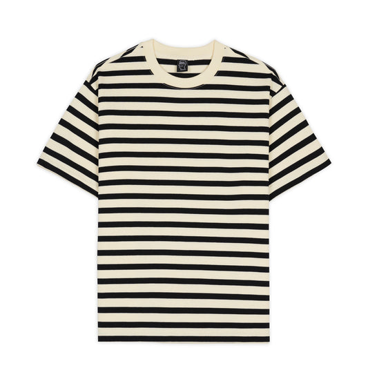 Brain Dead Organic SS Striped Tee - Black